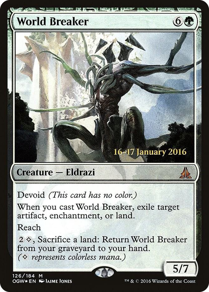 World Breaker #126 M - Prerelease Cards Pokemon card