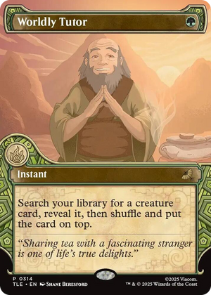 0314 Worldly Tutor (Showcase) P The Last Airbender: Eternal-Legal