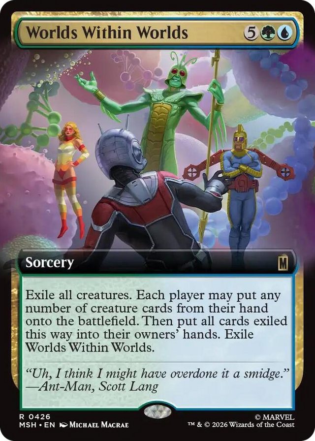 0426 Worlds Within Worlds (Extended Art) R Marvel Super Heroes