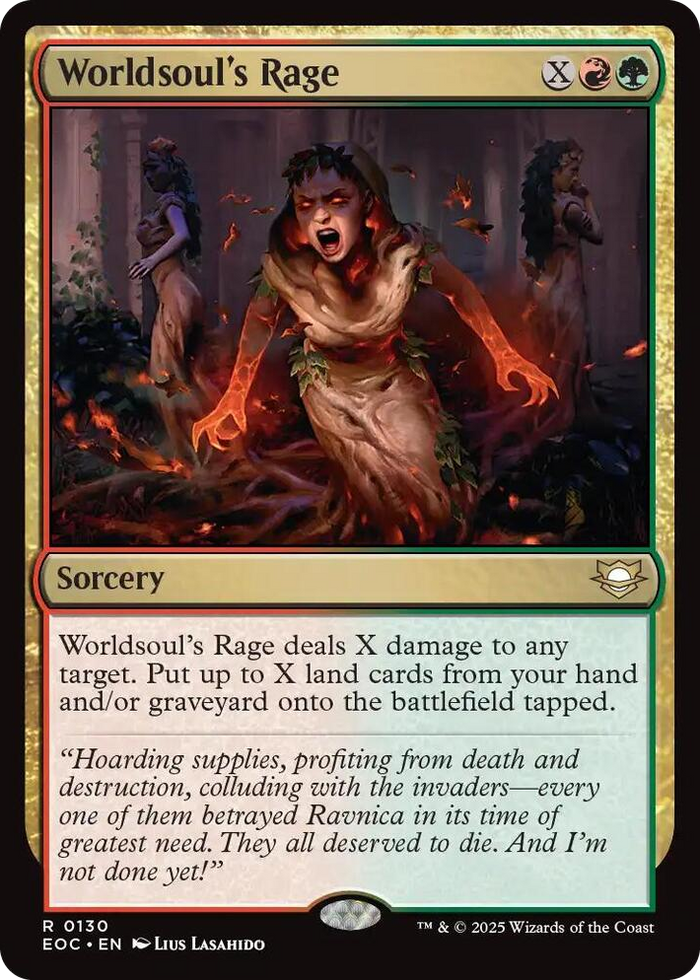 Worldsoul's Rage #130 R - Commander: Edge of Eternities Pokemon card