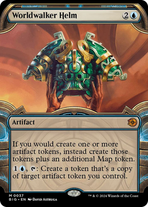 0037 Worldwalker Helm (Showcase) M Outlaws of Thunder Junction: The Big Score