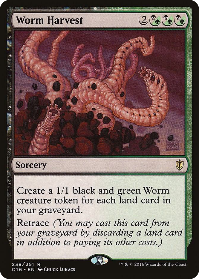 Worm Harvest #238 R - Commander 2016 Pokemon card