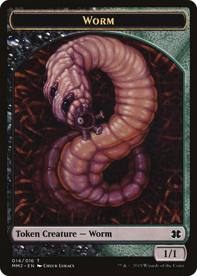 0014 Worm Token T Modern Masters 2015