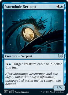 0062 Wormhole Serpent U Strixhaven: School of Mages