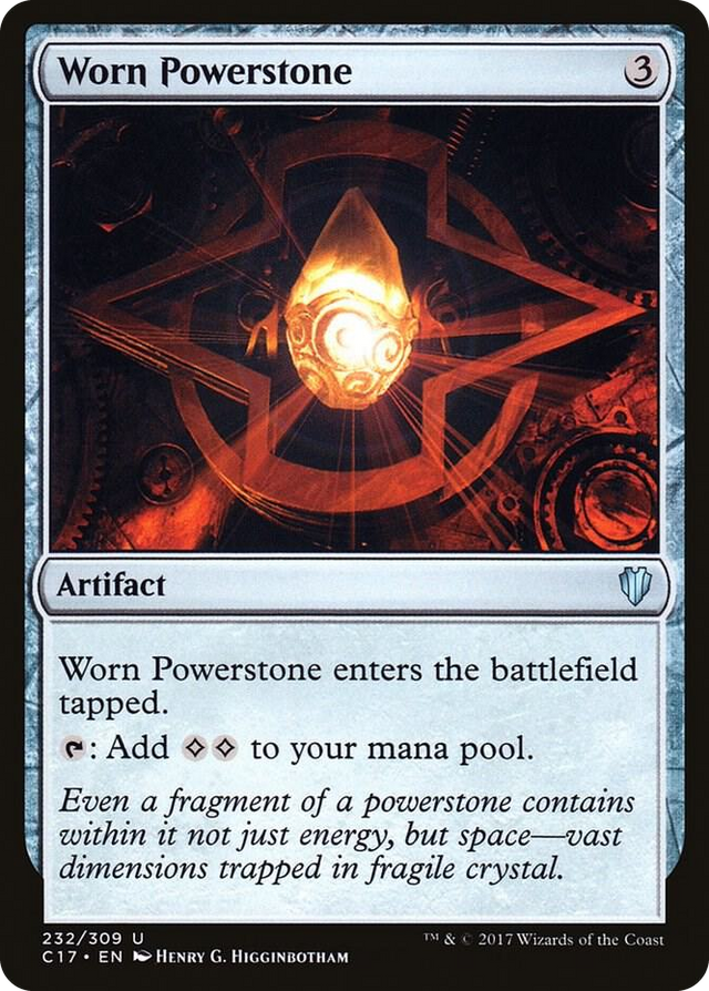 0232 Worn Powerstone U Commander 2017