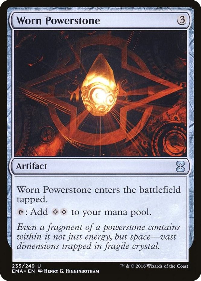Worn Powerstone #235 U - Eternal Masters Pokemon card