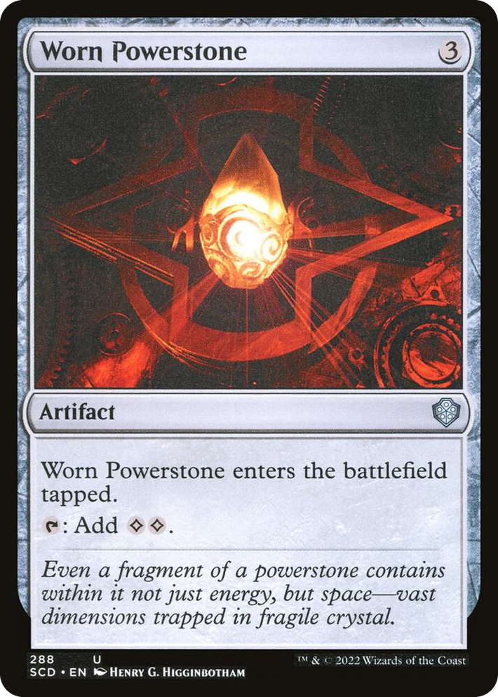 0288 Worn Powerstone U Starter Commander Decks
