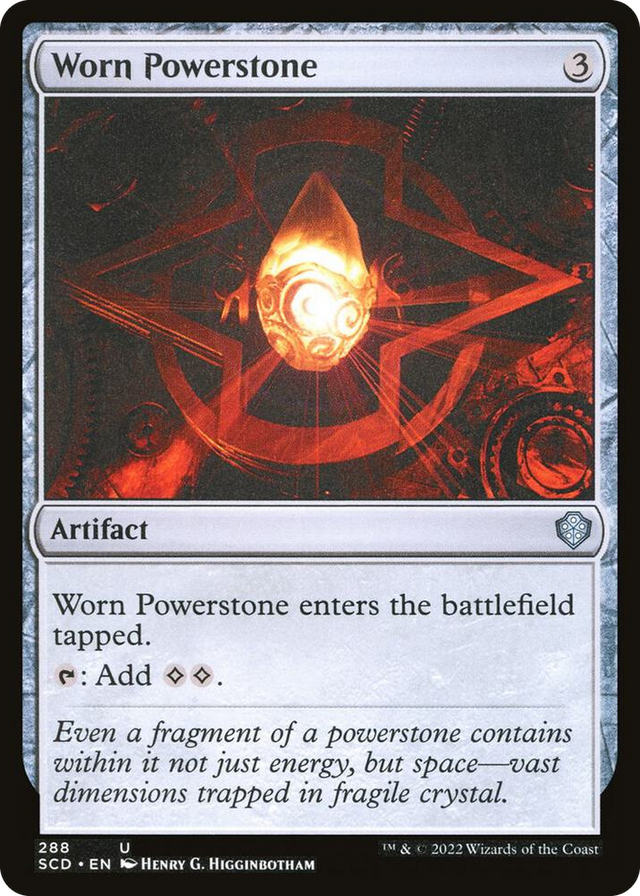 0288 Worn Powerstone U Starter Commander Decks