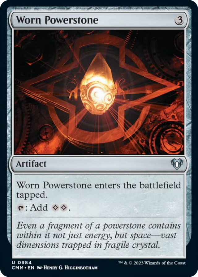 0984 Worn Powerstone U Commander Masters