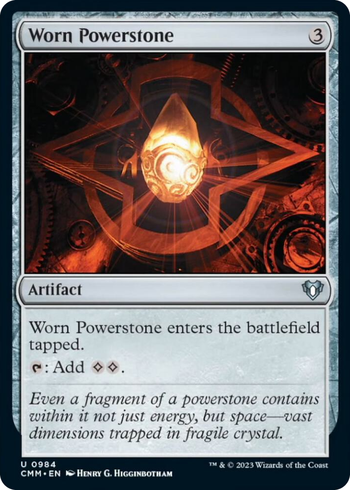 0984 Worn Powerstone U Commander Masters