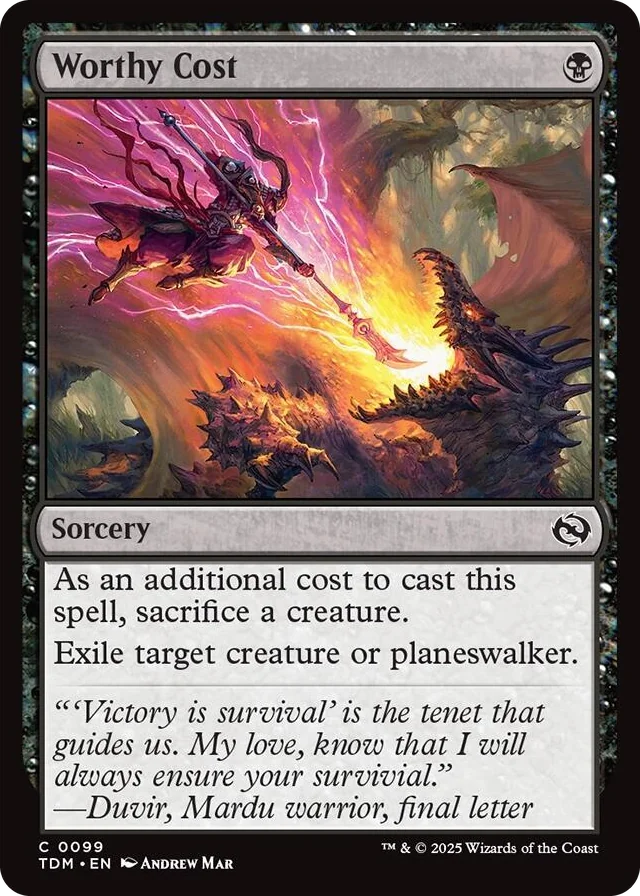 0099 Worthy Cost C Dragonstorm