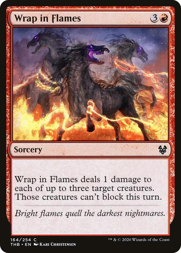 0164 Wrap in Flames C Theros Beyond Death