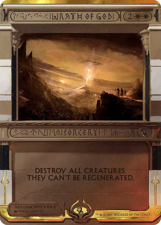 0007 Wrath of God M Masterpiece Series: Amonkhet Invocations