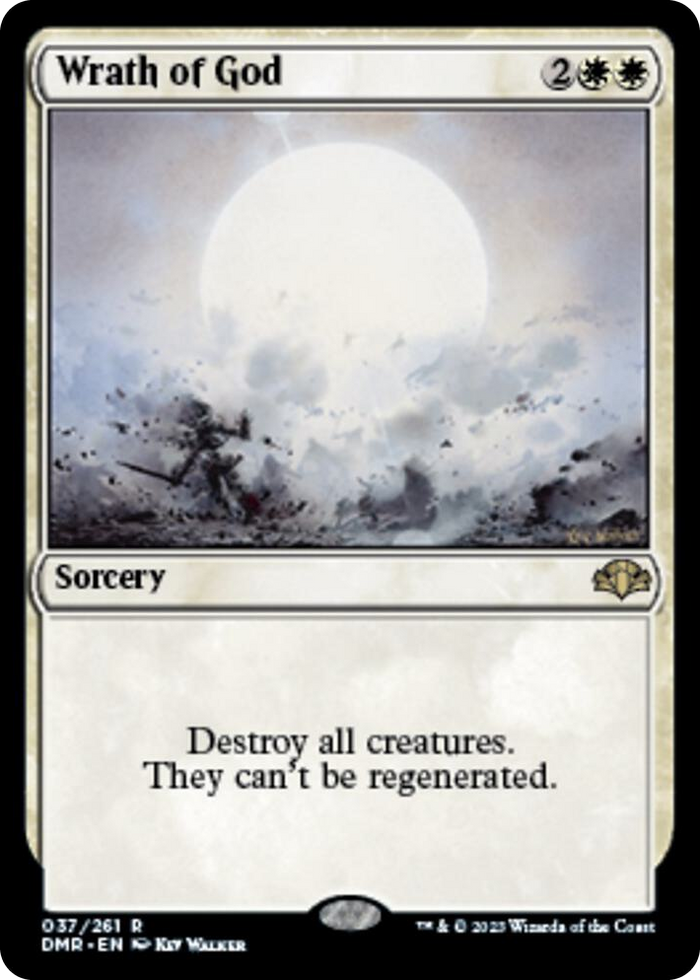 Wrath of God #37 R - Dominaria Remastered Pokemon card