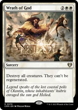 0070 Wrath of God R Commander Masters