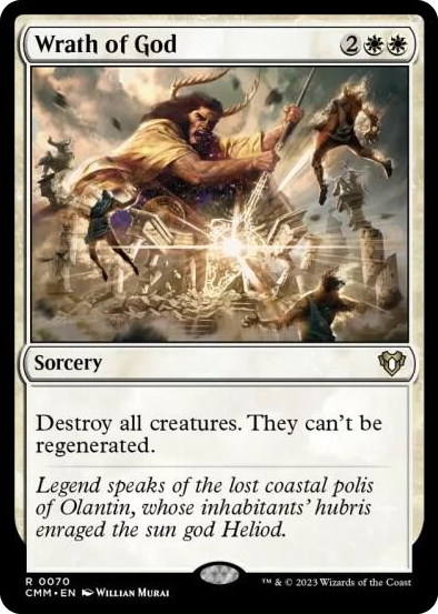 0070 Wrath of God R Commander Masters