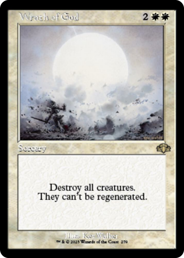 0279 Wrath of God (Retro Frame) R Dominaria Remastered