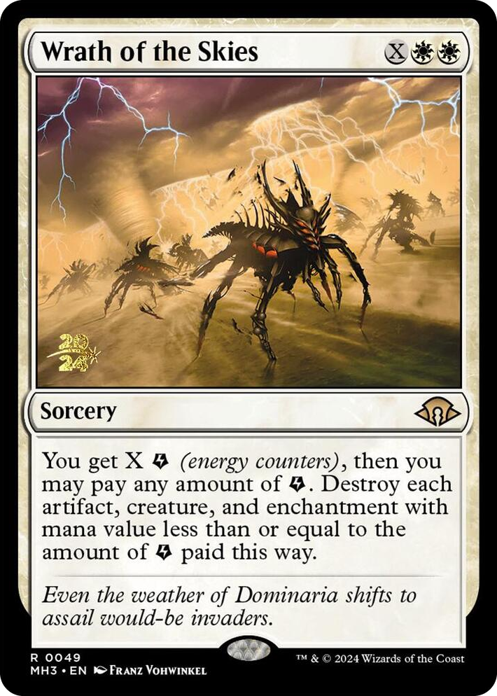 0049 Wrath of the Skies R Prerelease Cards