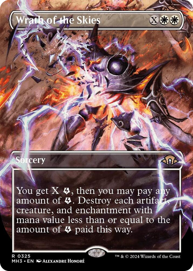 0325 Wrath of the Skies (Borderless) R Modern Horizons 3