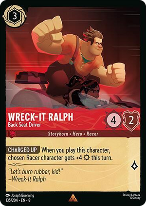 0135 Wreck-It Ralph - Back Seat Driver Rare Reign of Jafar