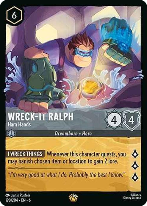 0190 Wreck-It Ralph - Ham Hands Legendary Azurite Sea