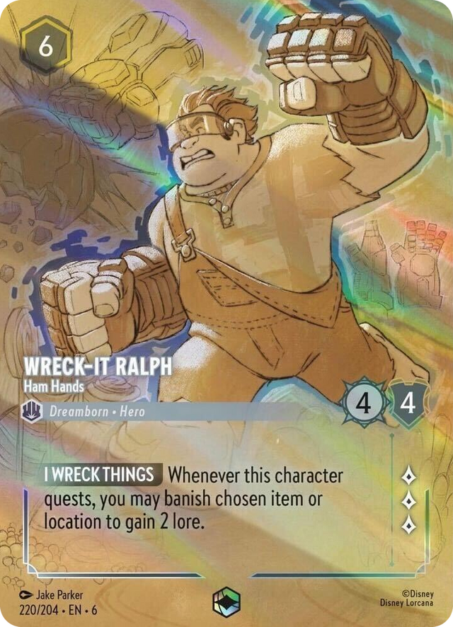 0220 Wreck-It Ralph - Ham Hands (Enchanted) Enchanted Azurite Sea
