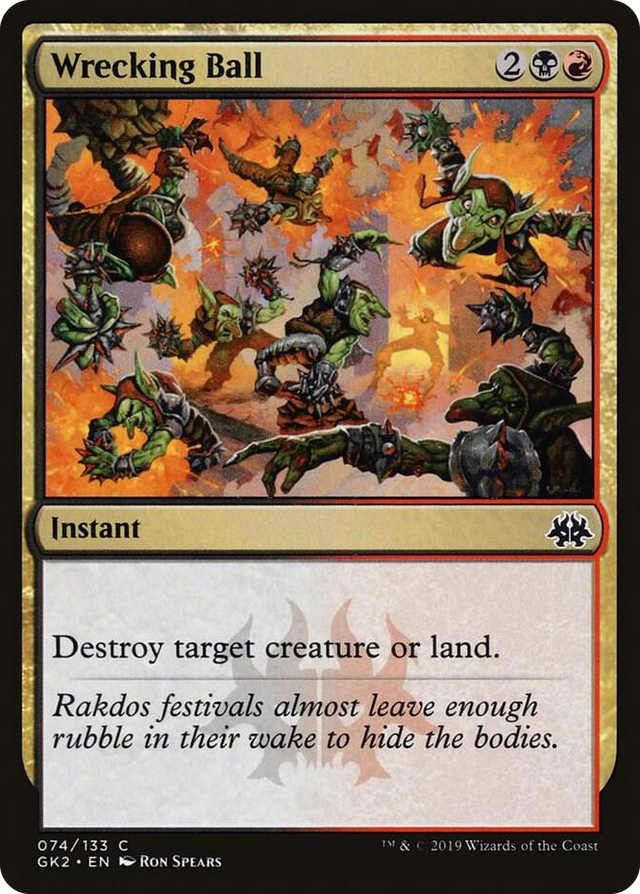 0074 Wrecking Ball C Ravnica Allegiance: Guild Kits