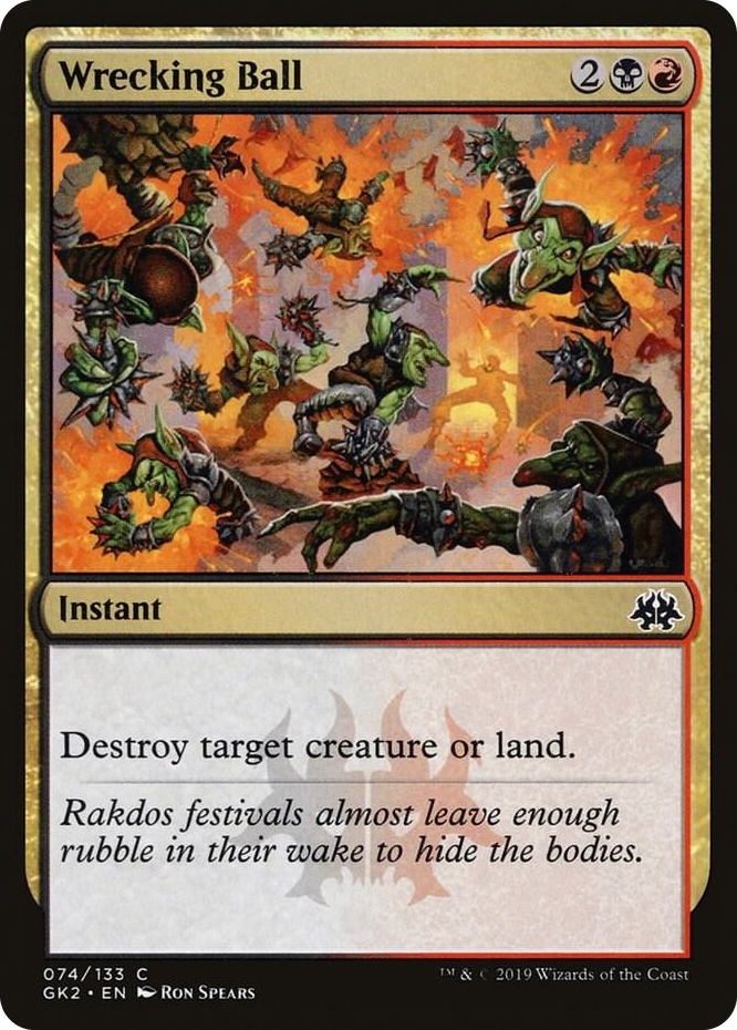 0074 Wrecking Ball C Ravnica Allegiance: Guild Kits