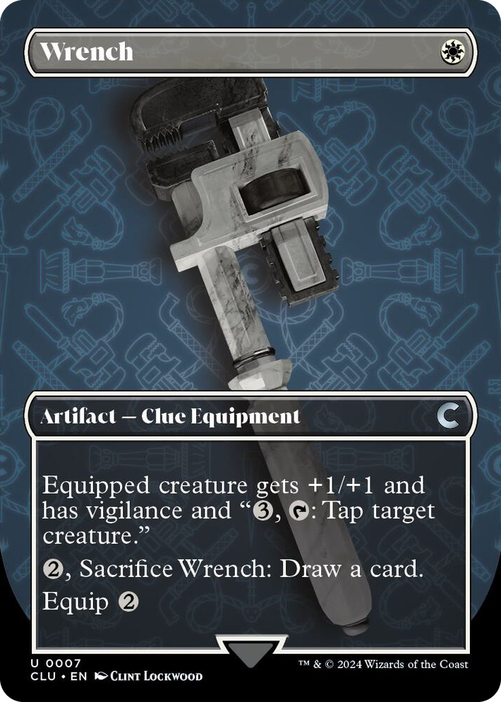 0007 Wrench (Borderless) U Ravnica: Clue Edition