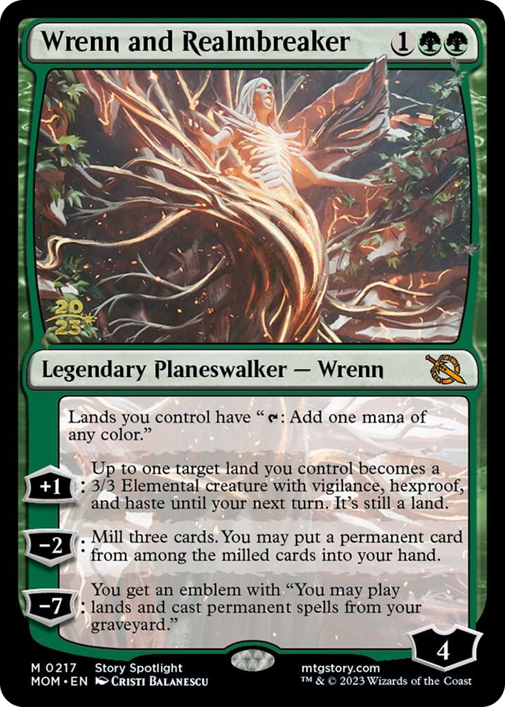 0217 Wrenn and Realmbreaker M Prerelease Cards