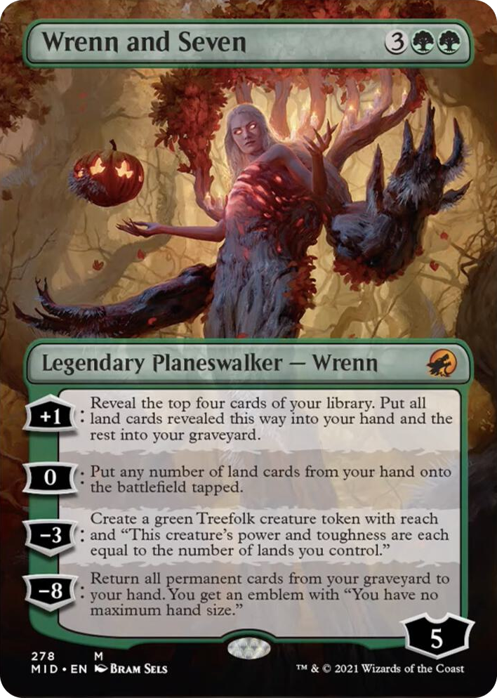 0278 Wrenn and Seven (Borderless) M Innistrad: Midnight Hunt