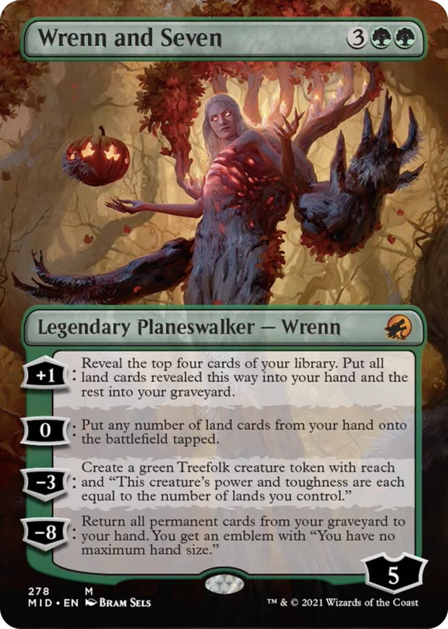 0278 Wrenn and Seven (Borderless) M Innistrad: Midnight Hunt