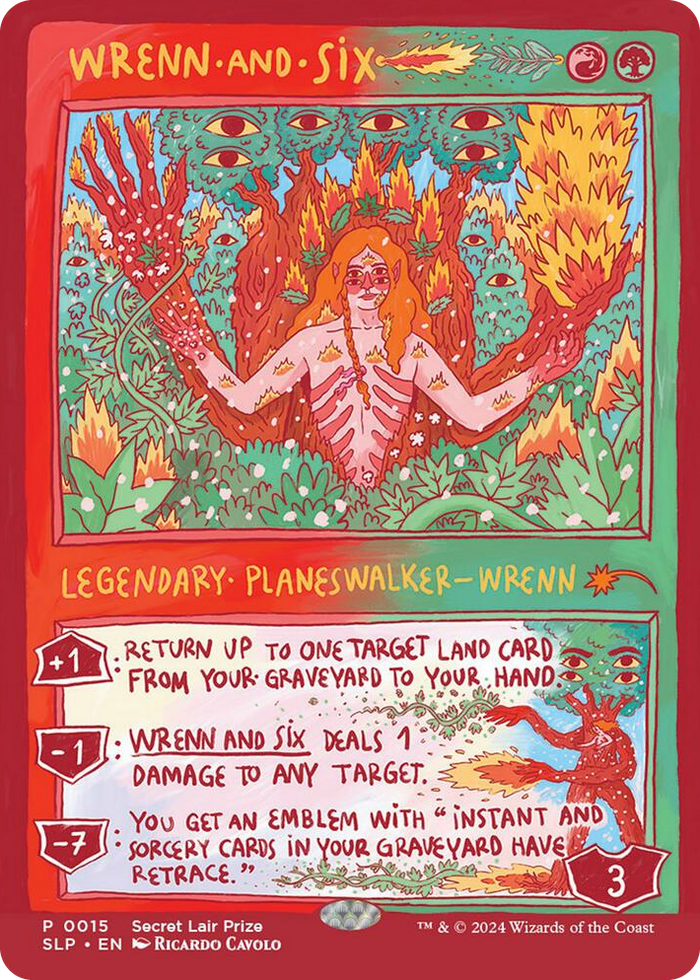Wrenn and Six #15 P - Secret Lair Showdown Pokemon card
