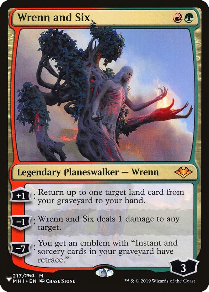 Wrenn and Six #217 M - The List Reprints Pokemon card
