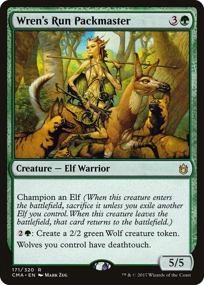 Wren's Run Packmaster #171 R - Commander Anthology Pokemon card