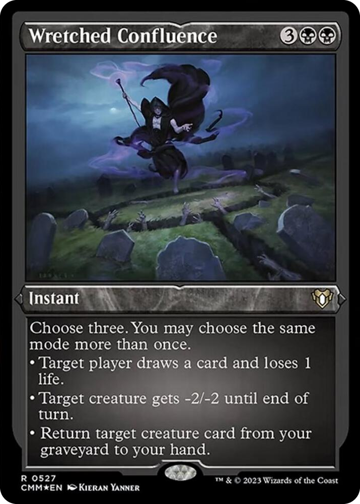 0527 Wretched Confluence (Foil Etched) R Commander Masters