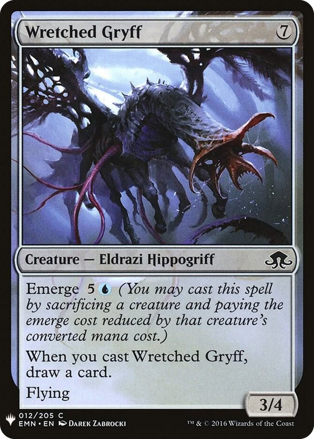 0012 Wretched Gryff C The List Reprints