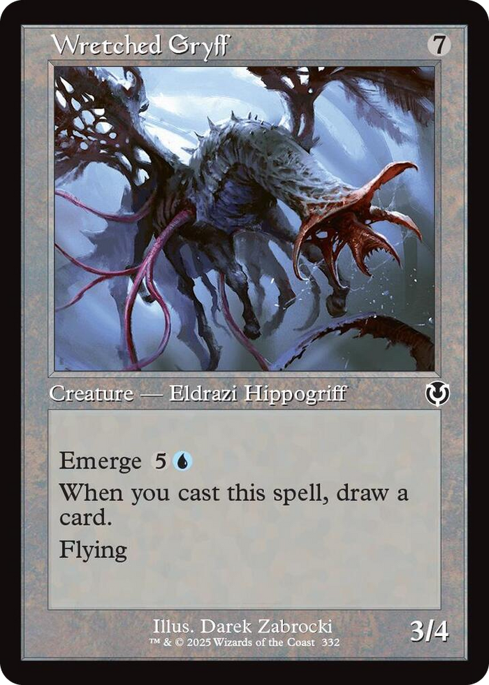 Wretched Gryff (Retro Frame) #332 C - Innistrad Remastered Pokemon card