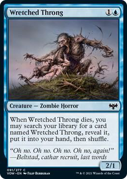 0091 Wretched Throng C Innistrad: Crimson Vow