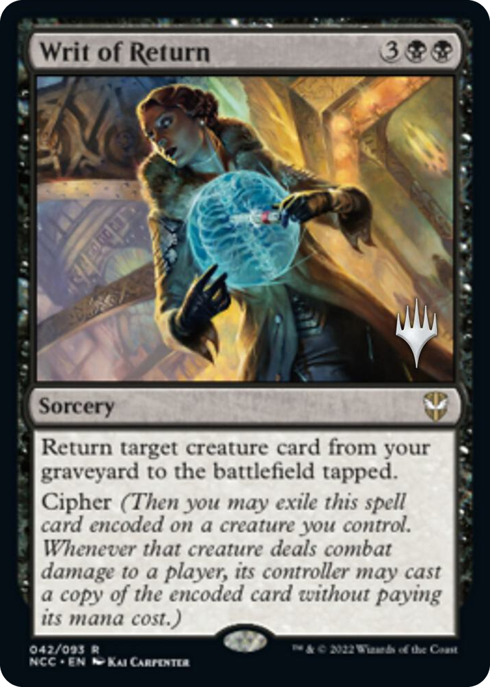 0042 Writ of Return R Promo Pack: Streets of New Capenna