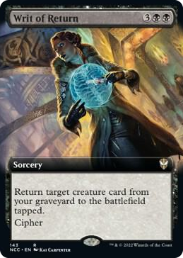 0143 Writ of Return (Extended Art) R Commander: Streets of New Capenna