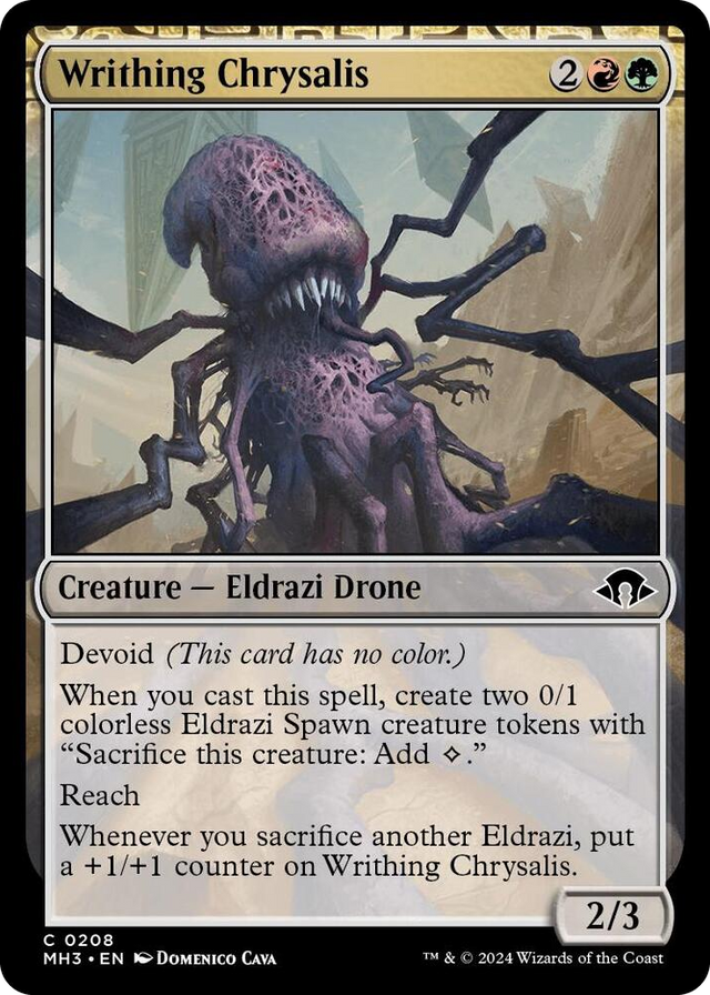 0208 Writhing Chrysalis C Modern Horizons 3