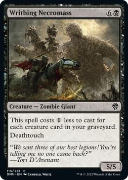 0115 Writhing Necromass C Dominaria United