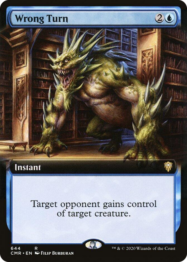 0644 Wrong Turn (Extended Art) R Commander Legends