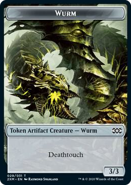 0029 Wurm (029) Token T Double Masters
