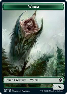 0019 Wurm // Kraken Double-Sided Token T Commander 2021