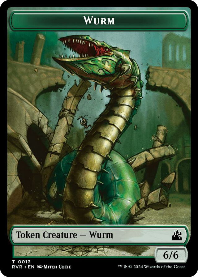 0013 Wurm Token T Ravnica Remastered