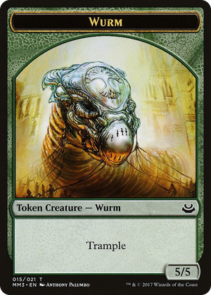 0015 Wurm Token T Modern Masters 2017