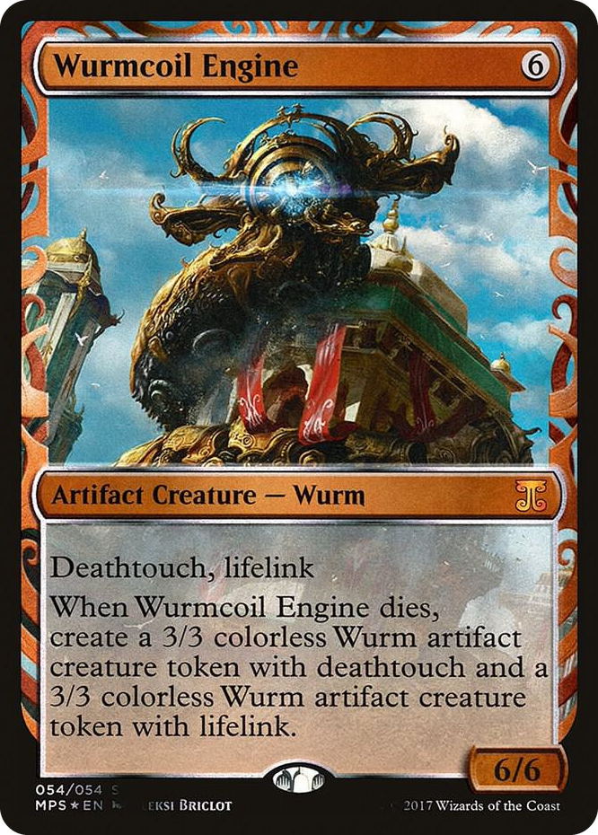 Wurmcoil Engine #54 M - Masterpiece Series: Kaladesh Inventions Pokemon card