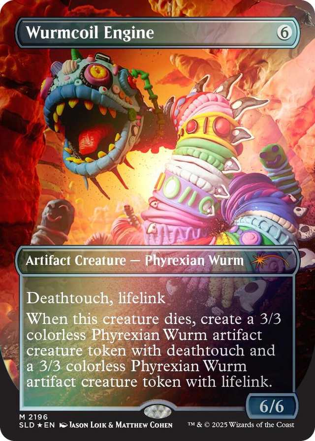 2196 Wurmcoil Engine (2196) (Rainbow Foil) M Secret Lair Drop Series